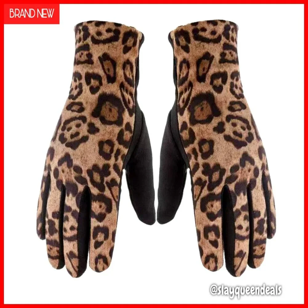 Women's Winter Velvet Gloves Soft Stretch Thermal Warm Cold Weather